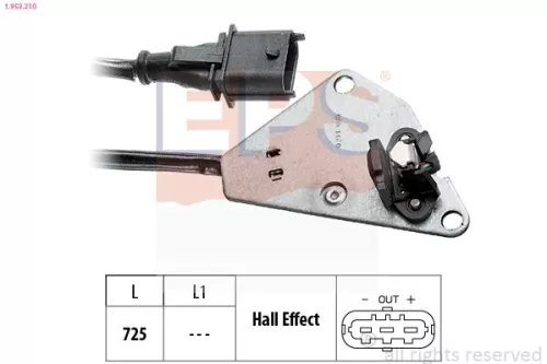 Sensor, nokkenaspositie EPS 1.953.210)