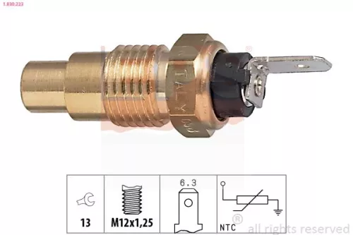 Sensor, koelvloeistoftemperatuur EPS 1.830.223)