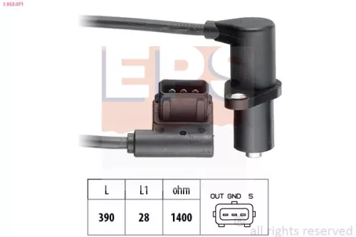 Sensor, nokkenaspositie EPS 1.953.071)
