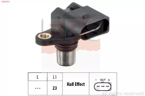 Sensor, nokkenaspositie EPS 1.953.351)