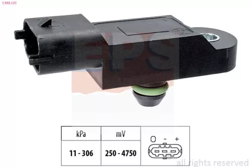 Luchtdruksensor, hoogteaanpassing EPS 1.993.121)