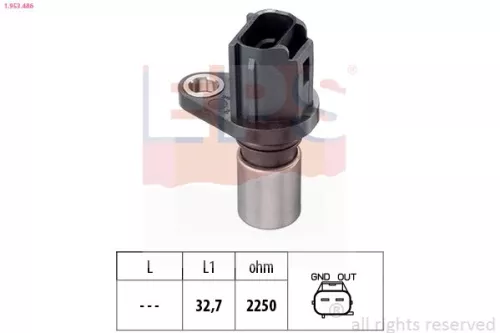 Sensor, nokkenaspositie EPS 1.953.486)