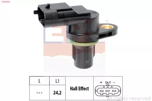 Sensor, nokkenaspositie EPS 1.953.651)
