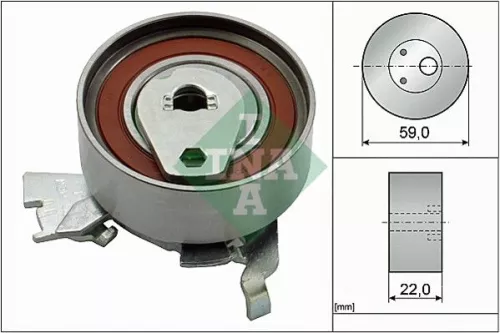 Spanrol, distributieriem Schaeffler INA 531 0273 30)