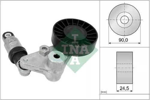 Riemspanner, V-geribbelde riem Schaeffler INA 534 0033 10)