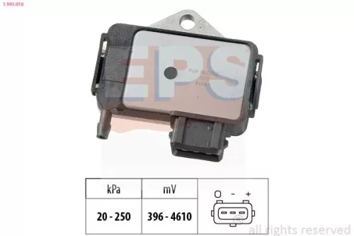 Luchtdruksensor, hoogteaanpassing EPS 1.993.016)