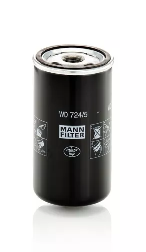 Hydraulisch filter, automatische transmissie MANN-FILTER WD 724/5)