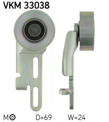 Riemspanner, V-geribbelde riem SKF VKM 33038)