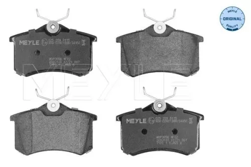 Brake Pad Set, disc brake MEYLE 025 209 6115)