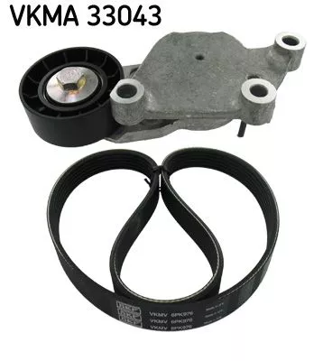 V-geribbelde riemset SKF VKMA 33043)