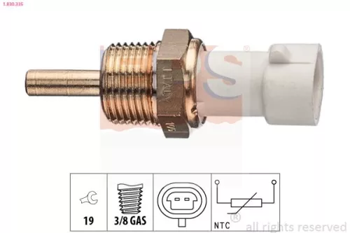 Sensor, koelvloeistoftemperatuur EPS 1.830.335)