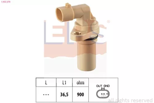 Sensor, krukaspuls EPS 1.953.379)