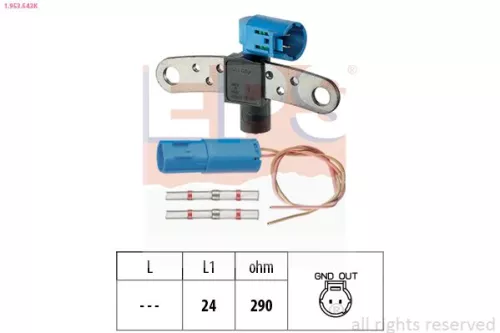 Sensor, krukaspuls EPS 1.953.543K)