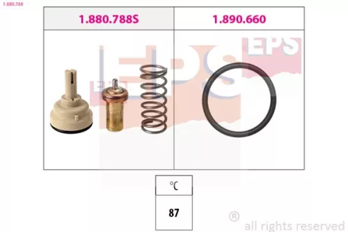 Thermostaat, koelvloeistof EPS 1.880.788)