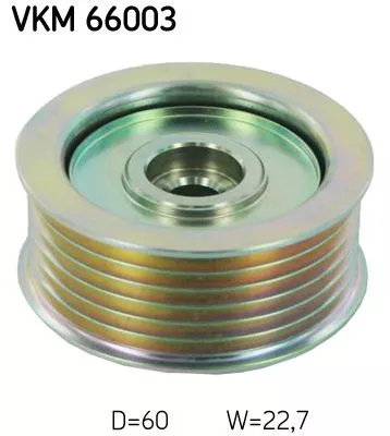 Ombuigings-/geleidingspoelie, V-geribbelde riem SKF VKM 66003)