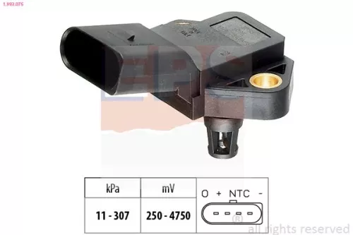 Luchtdruksensor, hoogteaanpassing EPS 1.993.075)