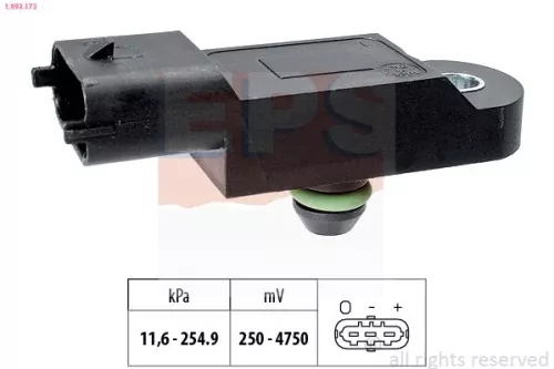 Luchtdruksensor, hoogteaanpassing EPS 1.993.173)