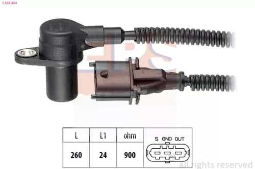Sensor, krukaspuls EPS 1.953.494)