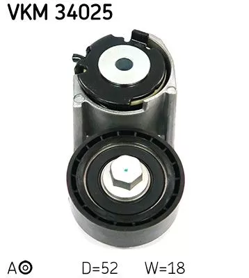 Riemspanner, V-geribbelde riem SKF VKM 34025)