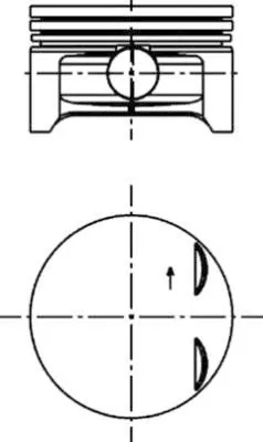 Piston KOLBENSCHMIDT 40383600)