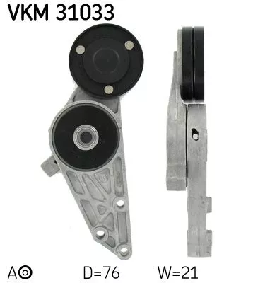 Riemspanner, V-geribbelde riem SKF VKM 31033)