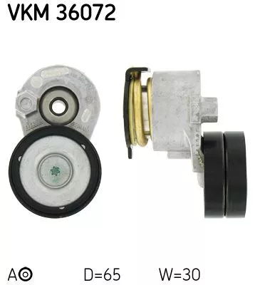 Riemspanner, V-geribbelde riem SKF VKM 36072)