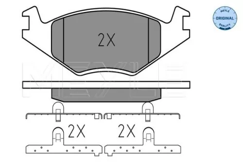 Brake Pad Set, disc brake MEYLE 025 208 8719)
