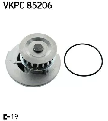 Waterpomp, motorkoeling SKF VKPC 85206)