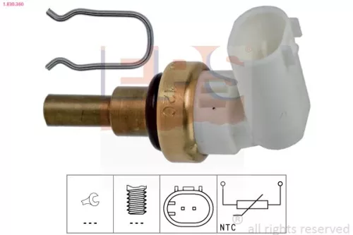 Sensor, koelvloeistoftemperatuur EPS 1.830.360)