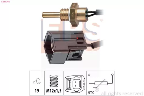 Sensor, koelvloeistoftemperatuur EPS 1.830.304)
