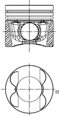 Zuiger KOLBENSCHMIDT 40096630)