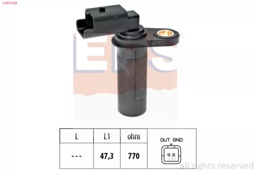 Sensor, nokkenaspositie EPS 1.953.538)