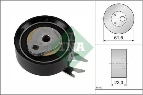 Tensioner Pulley, timing belt Schaeffler INA 531 0252 30)