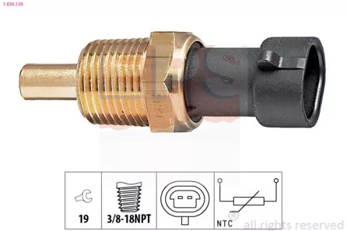 Sensor, koelvloeistoftemperatuur EPS 1.830.129)
