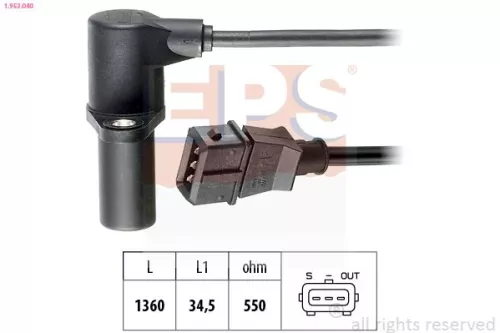 Sensor, krukaspuls EPS 1.953.040)