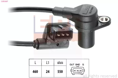 Sensor, krukaspuls EPS 1.953.057)