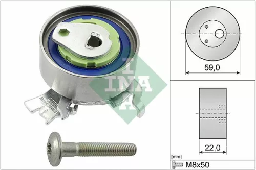 Spanrol, distributieriem Schaeffler INA 531 0518 30)