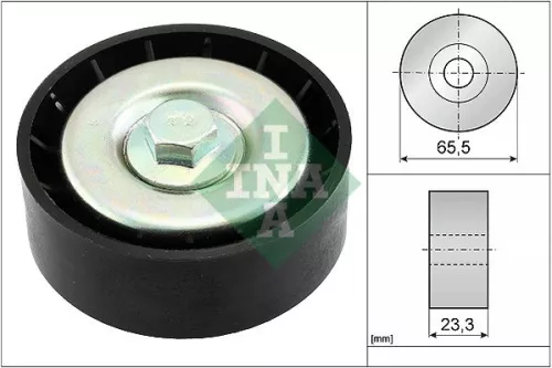 Ombuigings-/geleidingspoelie, V-geribbelde riem Schaeffler INA 532 0295 10)