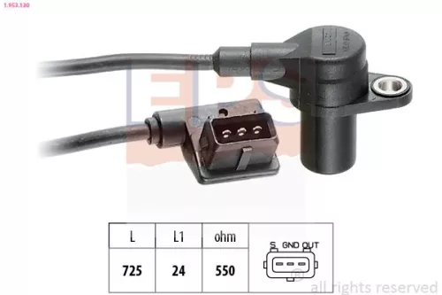 Sensor, krukaspuls EPS 1.953.130)