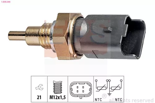 Sensor, koelvloeistoftemperatuur EPS 1.830.286)