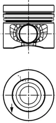 Zuiger KOLBENSCHMIDT 40558600)