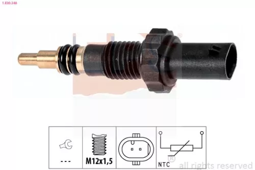 Sensor, koelvloeistoftemperatuur EPS 1.830.348)