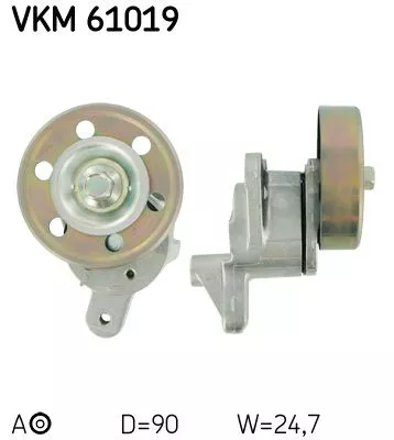 Riemspanner, V-geribbelde riem SKF VKM 61019)