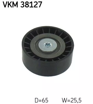 Ombuigings-/geleidingspoelie, V-geribbelde riem SKF VKM 38127)