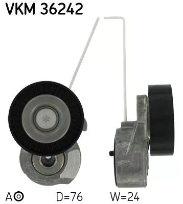 Riemspanner, V-geribbelde riem SKF VKM 36242)