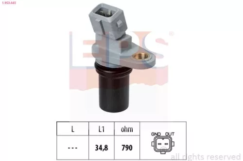 Sensor, motortoerental EPS 1.953.641)
