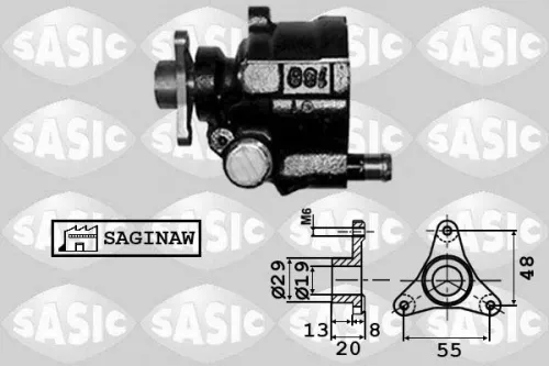 Hydraulische pomp, stuurinrichting SASIC 7074001)