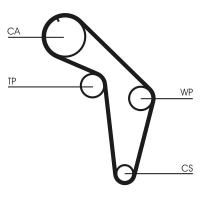 Distributieriem CONTINENTAL CTAM CT926)