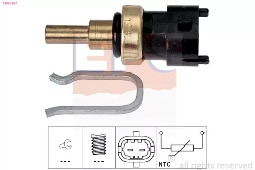 Sensor, koelvloeistoftemperatuur EPS 1.830.357)