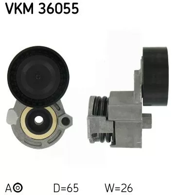 Riemspanner, V-geribbelde riem SKF VKM 36055)